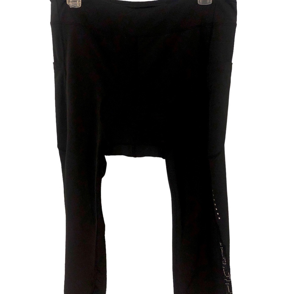 Bayleaf Padded Cycling Spinning Performance Pockets Capri Plus Sized Leggings 2X